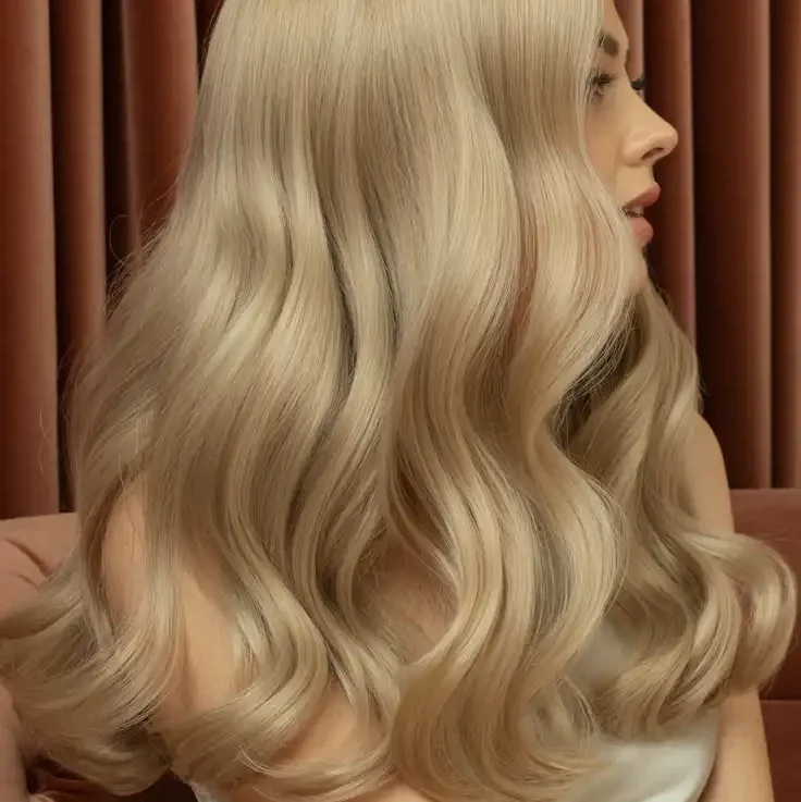 Aschblondes Haar