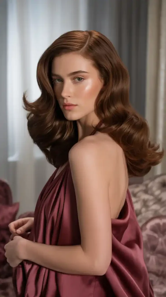 Schokoladenbraune Haare