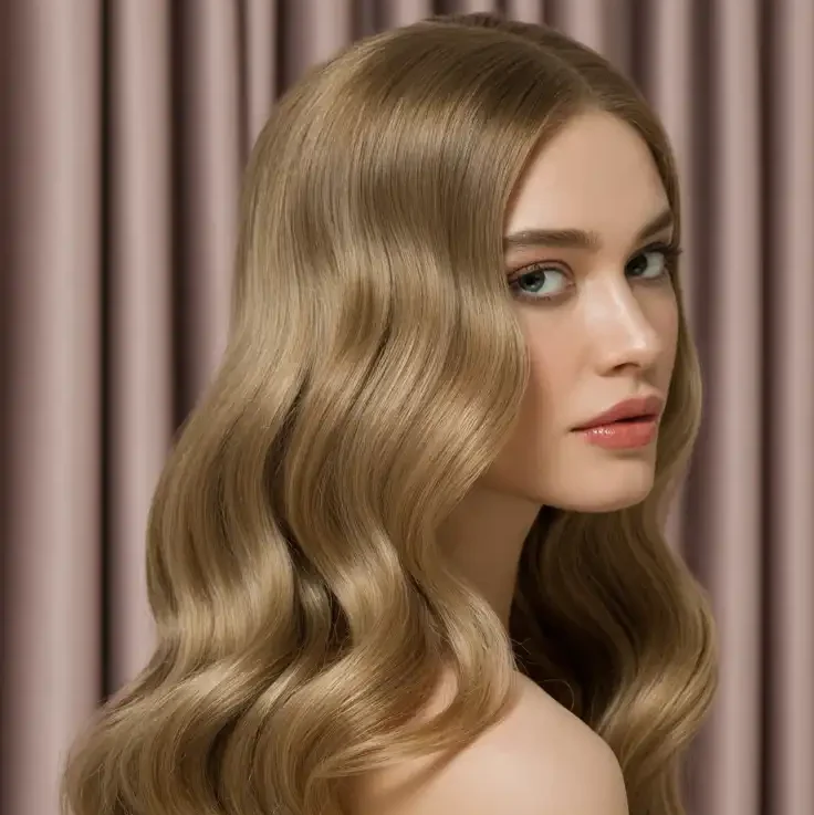Hell-Aschbraune Haare
