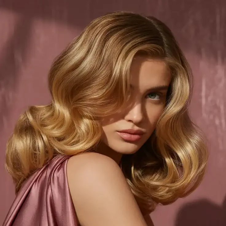 Dunkelblondes Haar