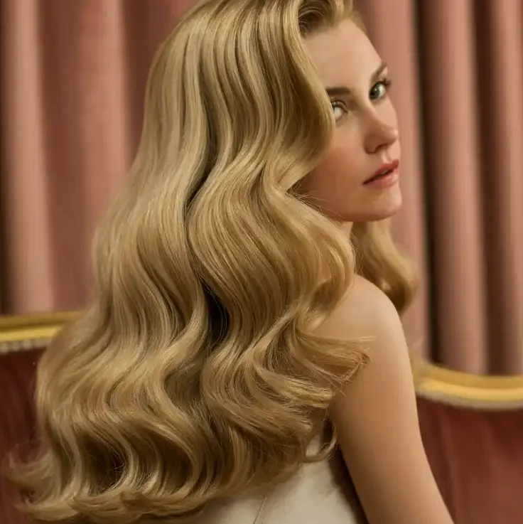 Mittelblondes Haar