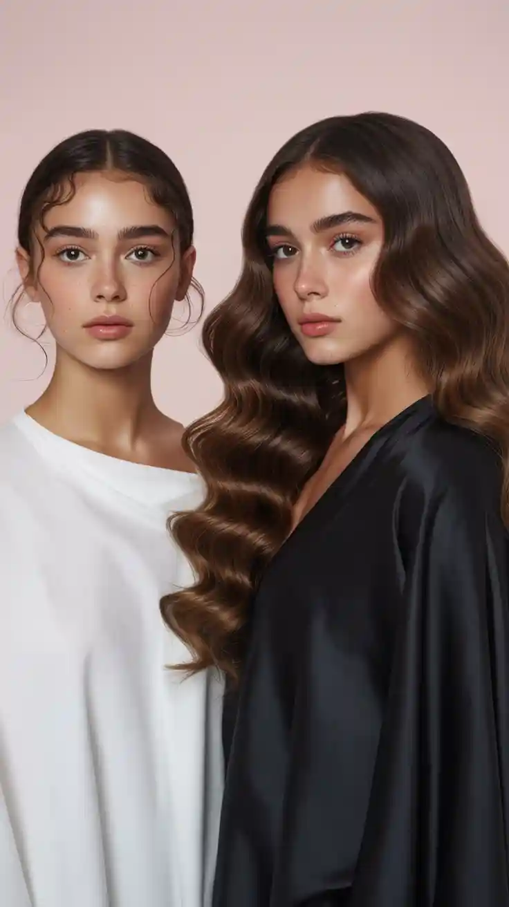 Extensions vorher nachher: Haarverlängerung mit Echthaar, Beispiel 24