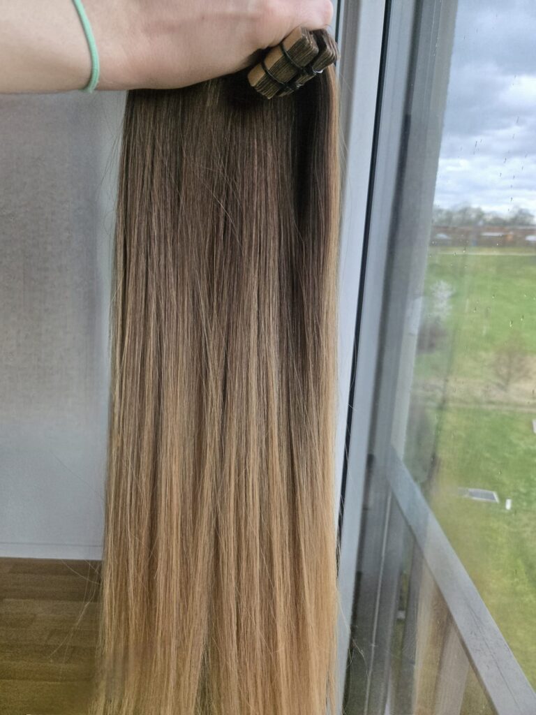 Balayage Bronde Tape Extensions