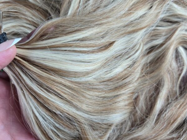 Keratin Bonding Extensions Flat Tip 50 cm 160 g Piano #4Q-18C
