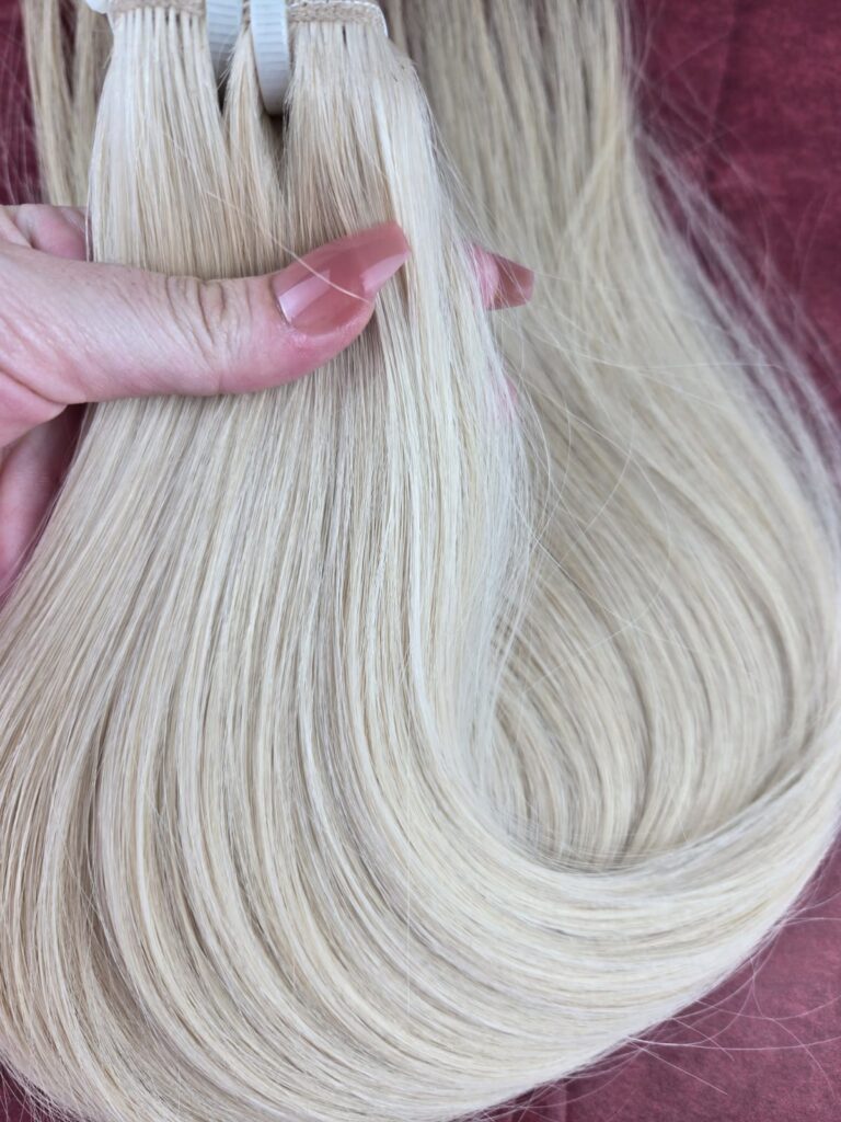Vanilleblond #22 Echthaar Extensions