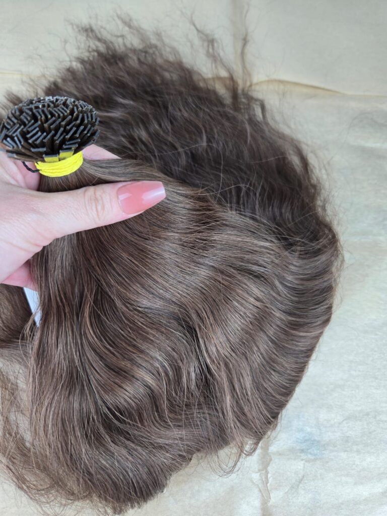 Walnussbraun #2H Echthaar Extensions